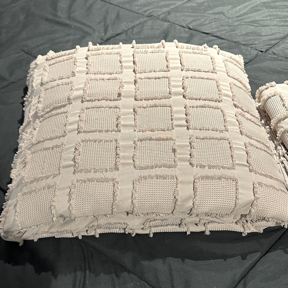 Textured Taupe Duvet Cover